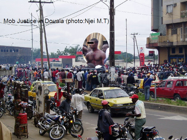 Mob Justice in Douala (photo:Njei M.T)